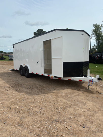 6'8" x 20' All-Steel Enclosed Trailer Cargo Delco #E720
