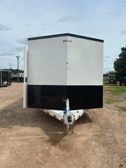6'8" x 20' All-Steel Enclosed Trailer Cargo Delco #E720