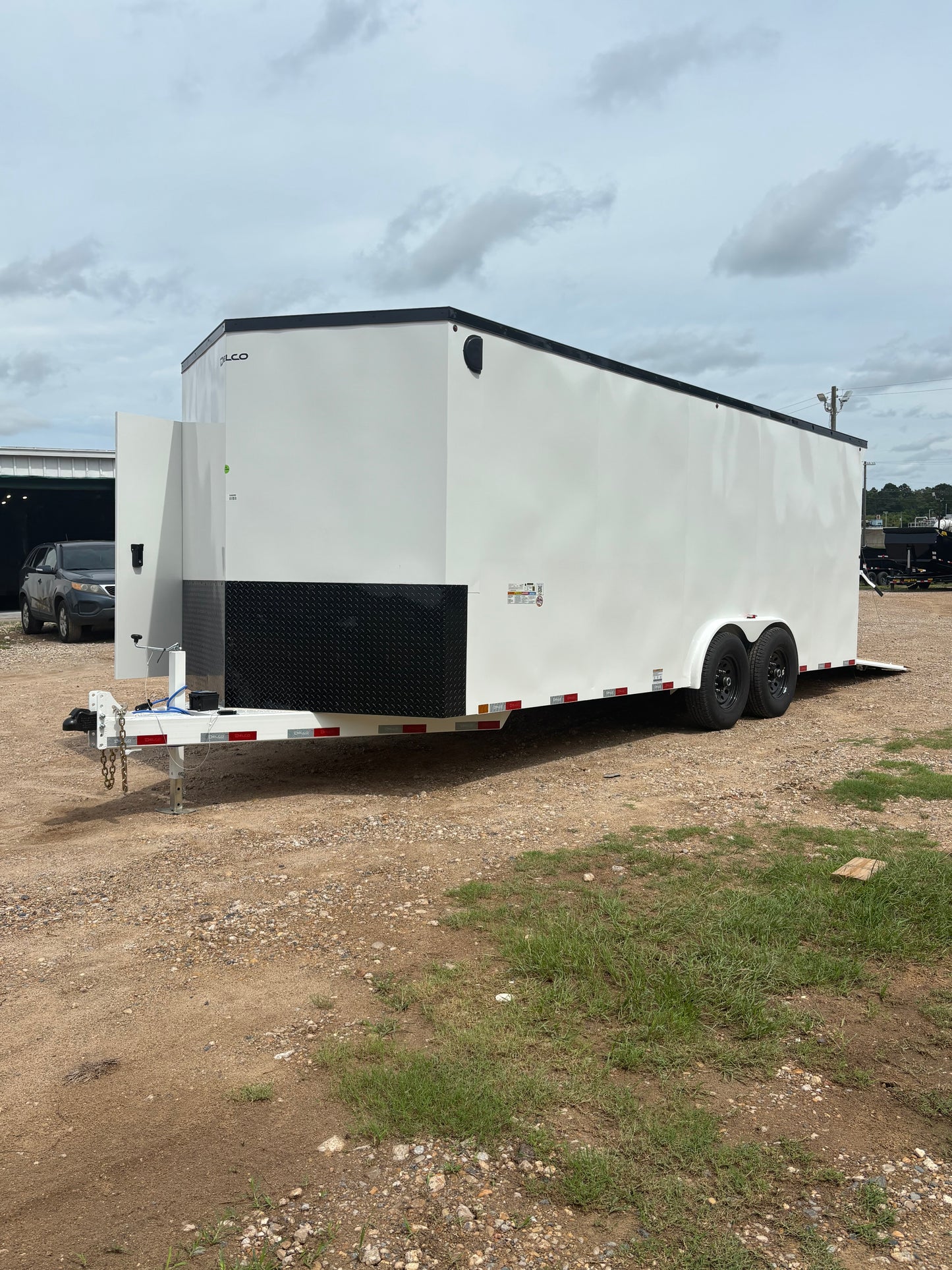 6'8" x 20' All-Steel Enclosed Trailer Cargo Delco #E720