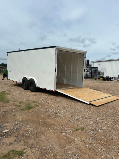 6'8" x 20' All-Steel Enclosed Trailer Cargo Delco #E720