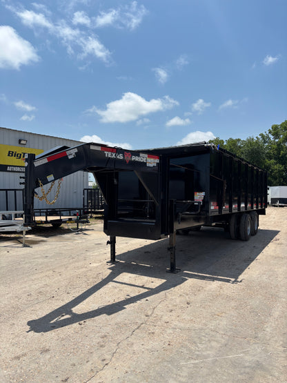 8 x 20' GN Dump Trailer Texas Pride #DT-8204-26KGN