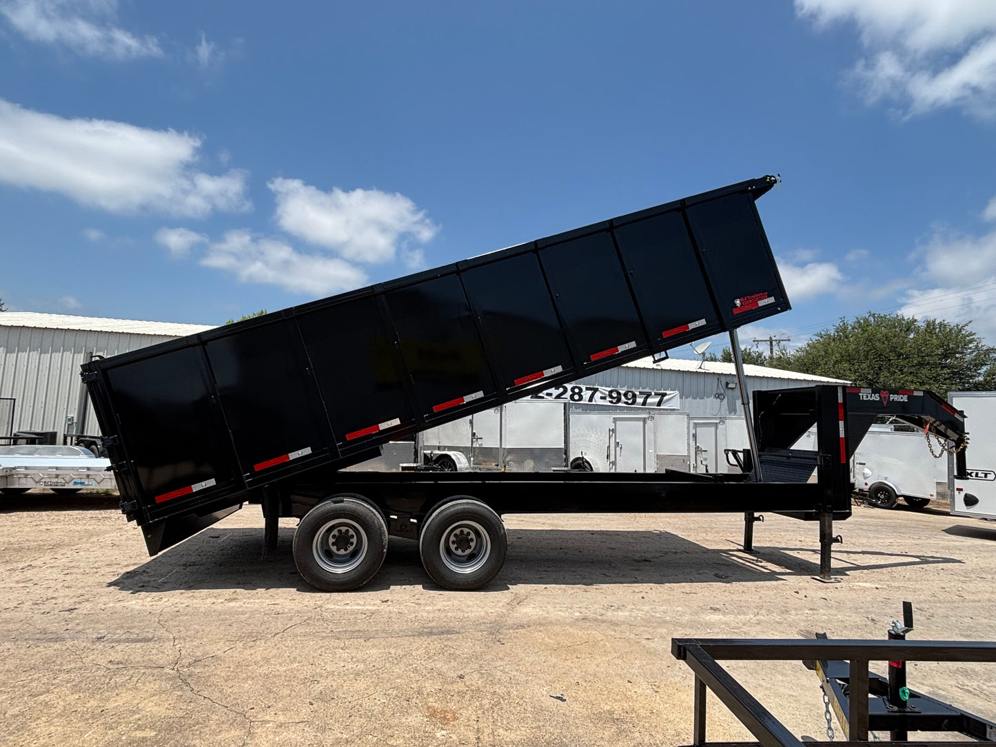8 x 20' GN Dump Trailer Texas Pride #DT-8204-26KGN