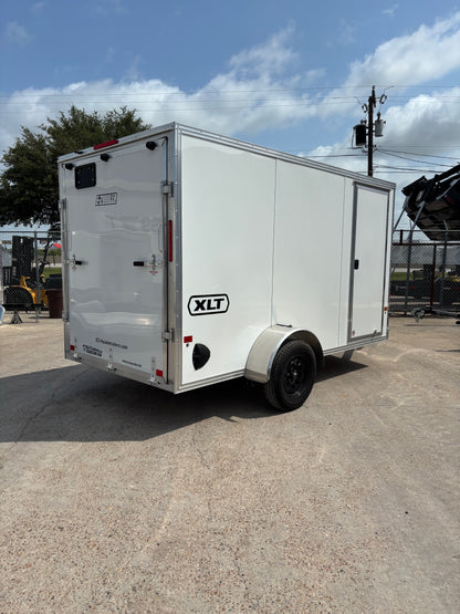 6 x 12SA XLT Pro Series Enclosed Alcom Cargo Trailer #EZEC6X12SAXLT-P