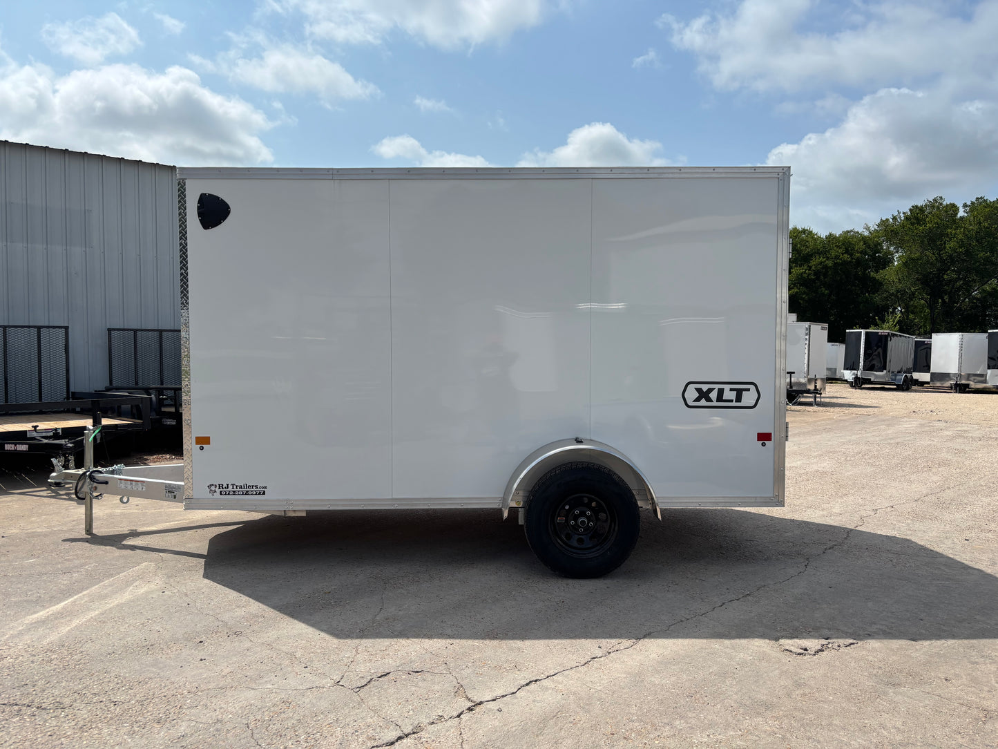 6 x 12SA XLT Pro Series Enclosed Alcom Cargo Trailer #EZEC6X12SAXLT-P