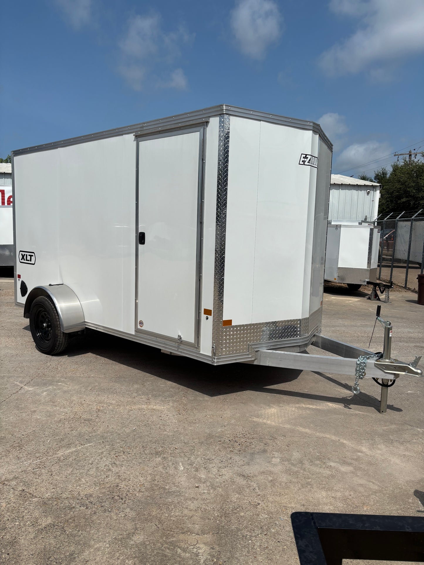 6 x 12SA XLT Pro Series Enclosed Alcom Cargo Trailer #EZEC6X12SAXLT-P