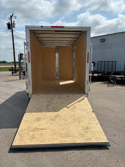 6 x 12SA XLT Pro Series Enclosed Alcom Cargo Trailer #EZEC6X12SAXLT-P