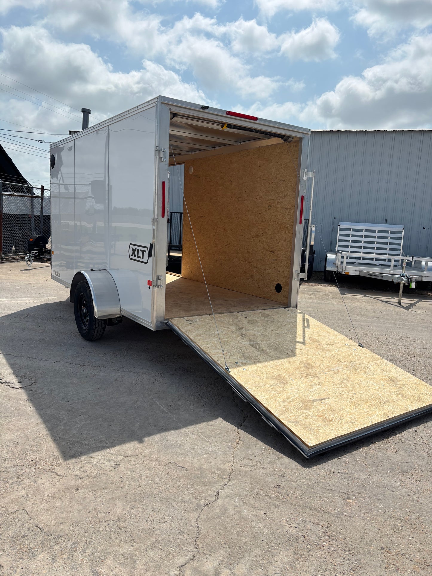 6 x 12SA XLT Pro Series Enclosed Alcom Cargo Trailer #EZEC6X12SAXLT-P
