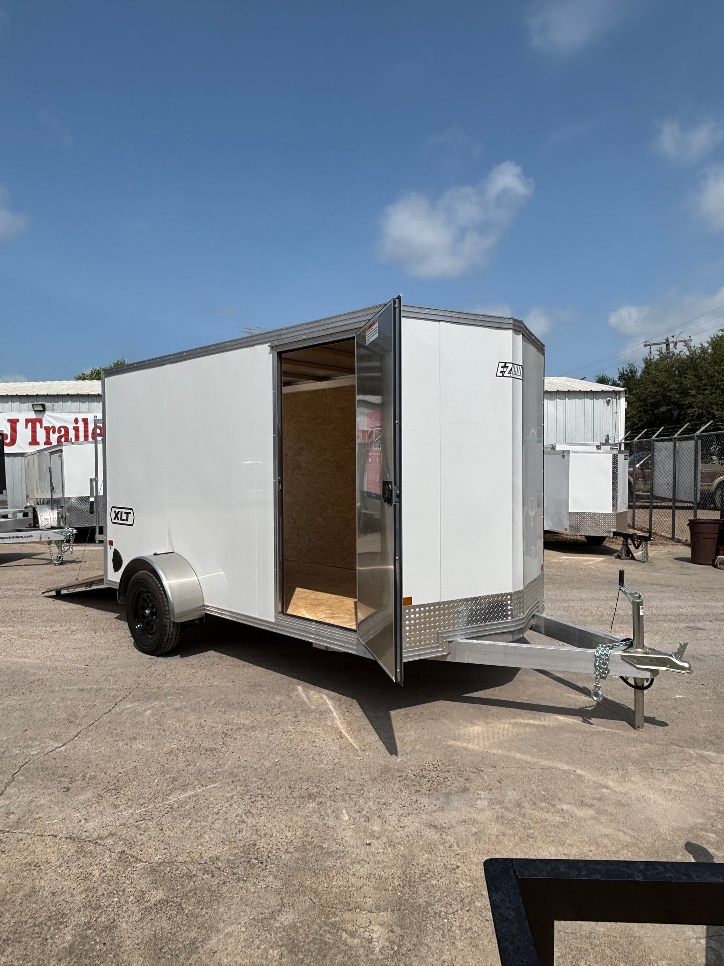 6 x 12SA XLT Pro Series Enclosed Alcom Cargo Trailer #EZEC6X12SAXLT-P