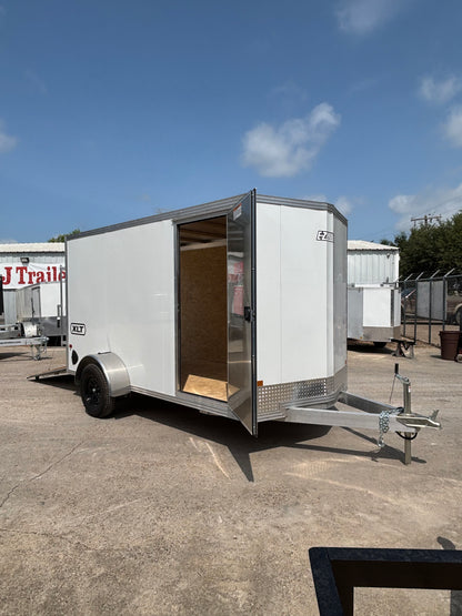 6 x 12SA XLT Pro Series Enclosed Alcom Cargo Trailer #EZEC6X12SAXLT-P
