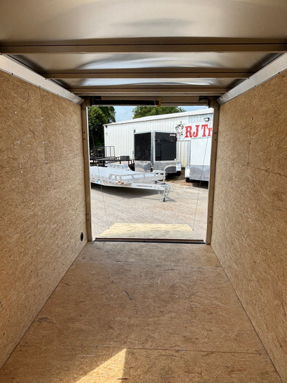 6 x 12SA XLT Pro Series Enclosed Alcom Cargo Trailer #EZEC6X12SAXLT-P