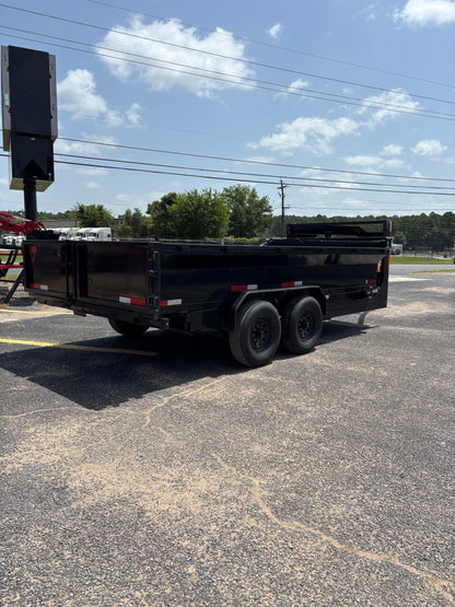 7 x 16' GN Dump Trailer Texas Pride #DT-7162-14KGN
