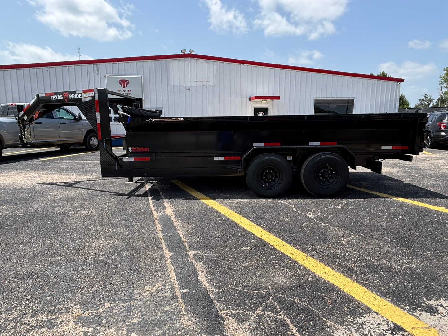7 x 16' GN Dump Trailer Texas Pride #DT-7162-14KGN