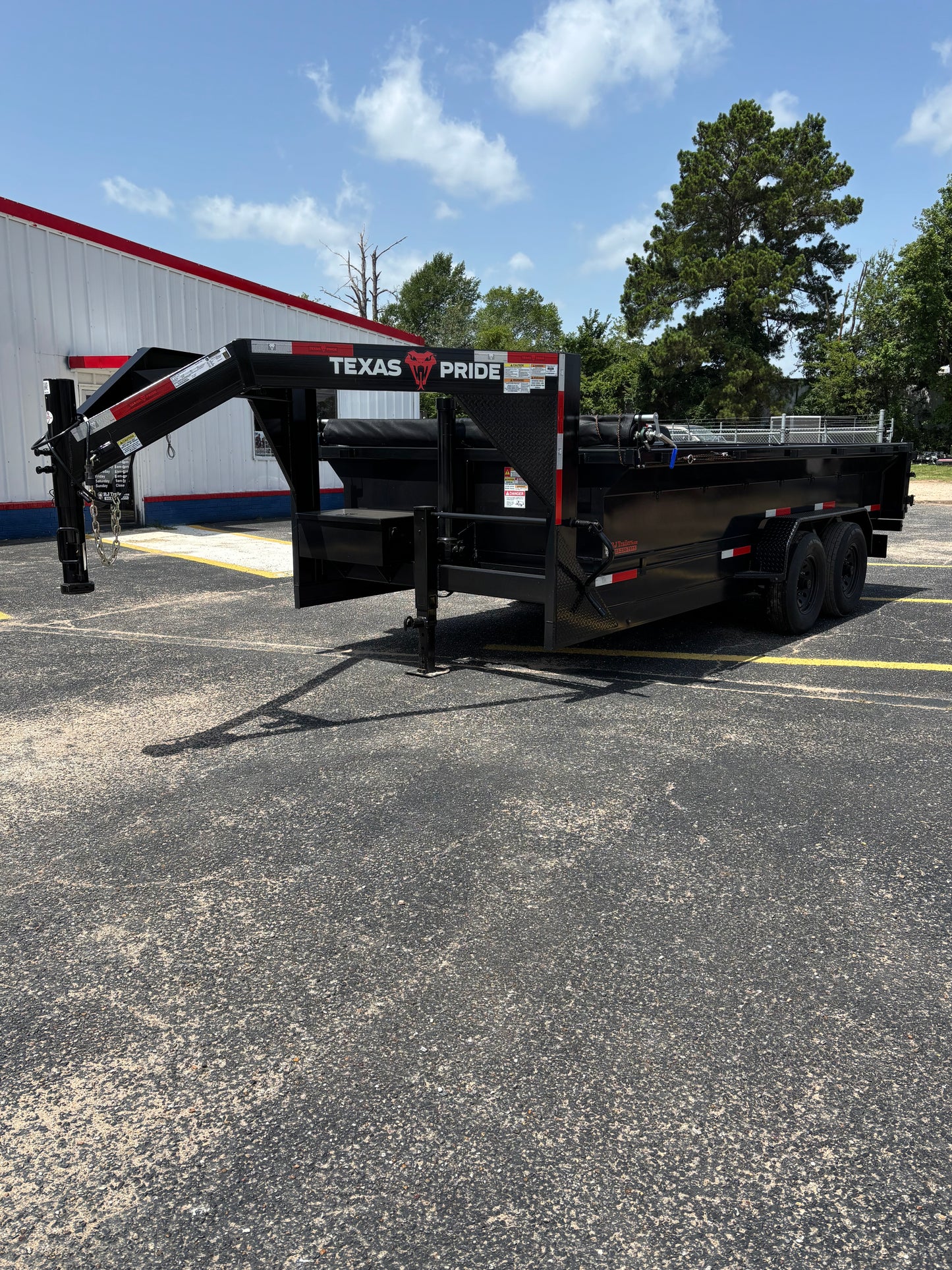 7 x 16' GN Dump Trailer Texas Pride #DT-7162-14KGN