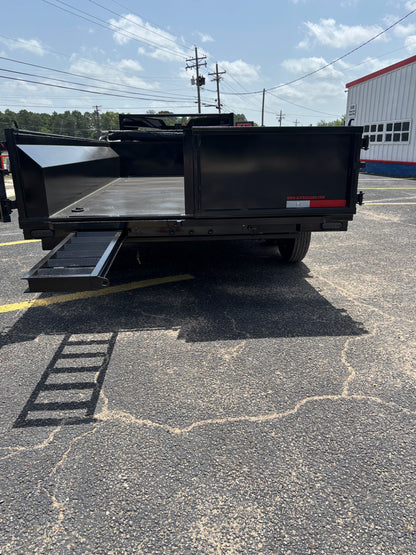 7 x 16' GN Dump Trailer Texas Pride #DT-7162-14KGN