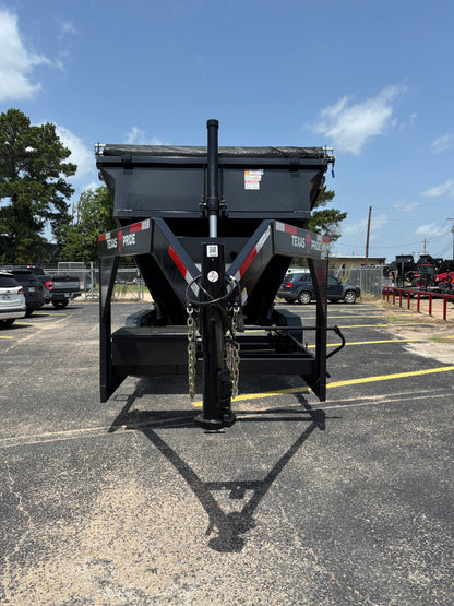 7 x 16' GN Dump Trailer Texas Pride #DT-7162-14KGN