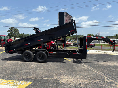 7 x 16' GN Dump Trailer Texas Pride #DT-7162-14KGN