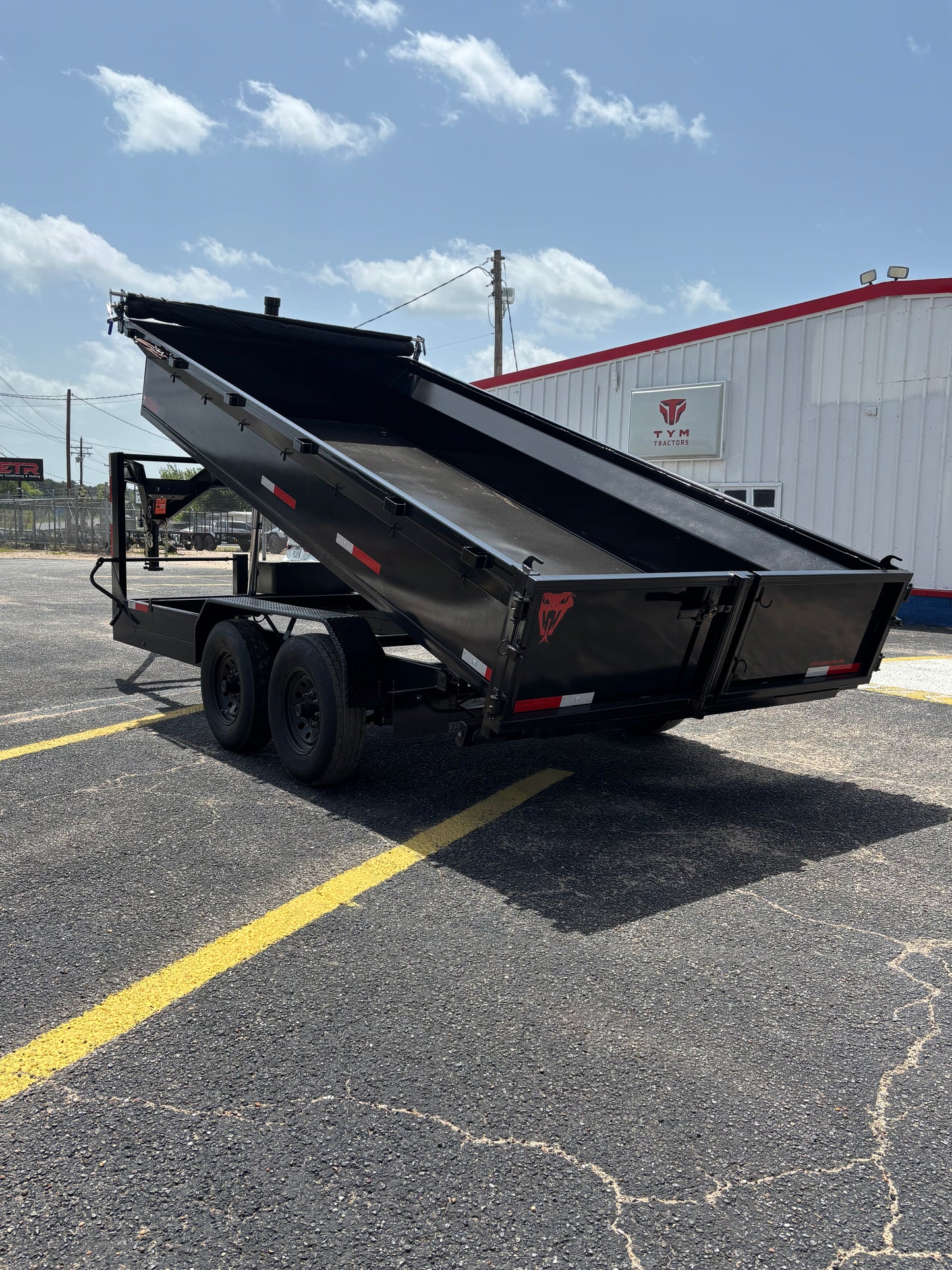 7 x 16' GN Dump Trailer Texas Pride #DT-7162-14KGN