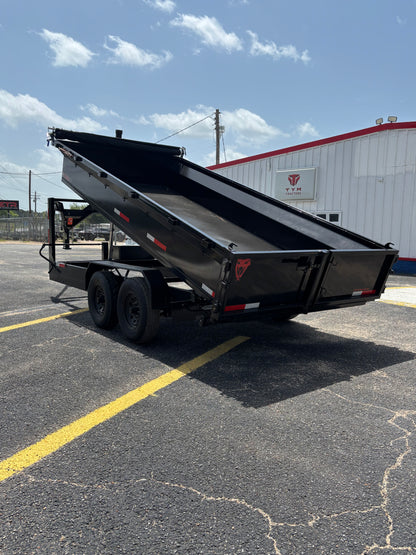 7 x 16' GN Dump Trailer Texas Pride #DT-7162-14KGN