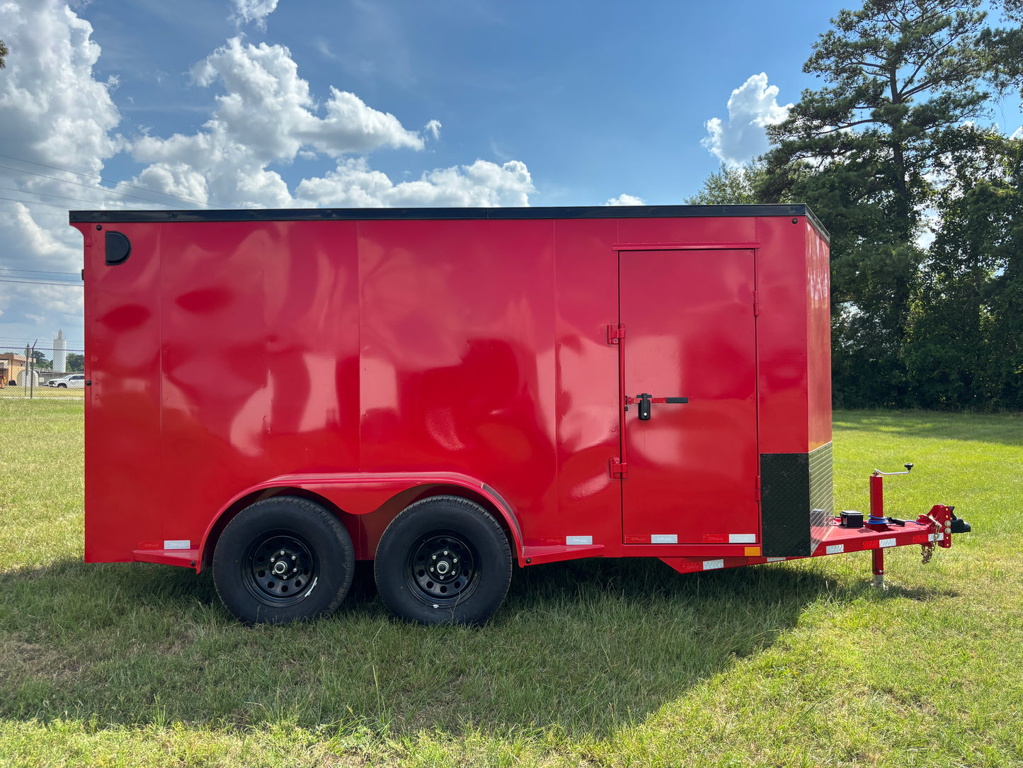 6'8" x 14' All-Steel Enclosed Trailer Cargo Delco #E714