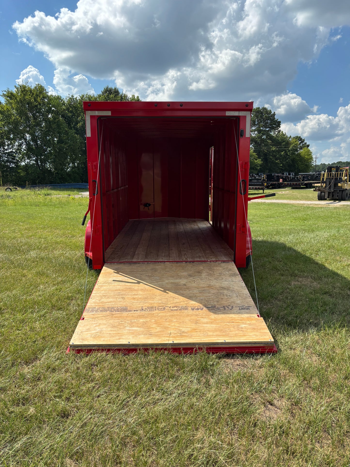 6'8" x 14' All-Steel Enclosed Trailer Cargo Delco #E714