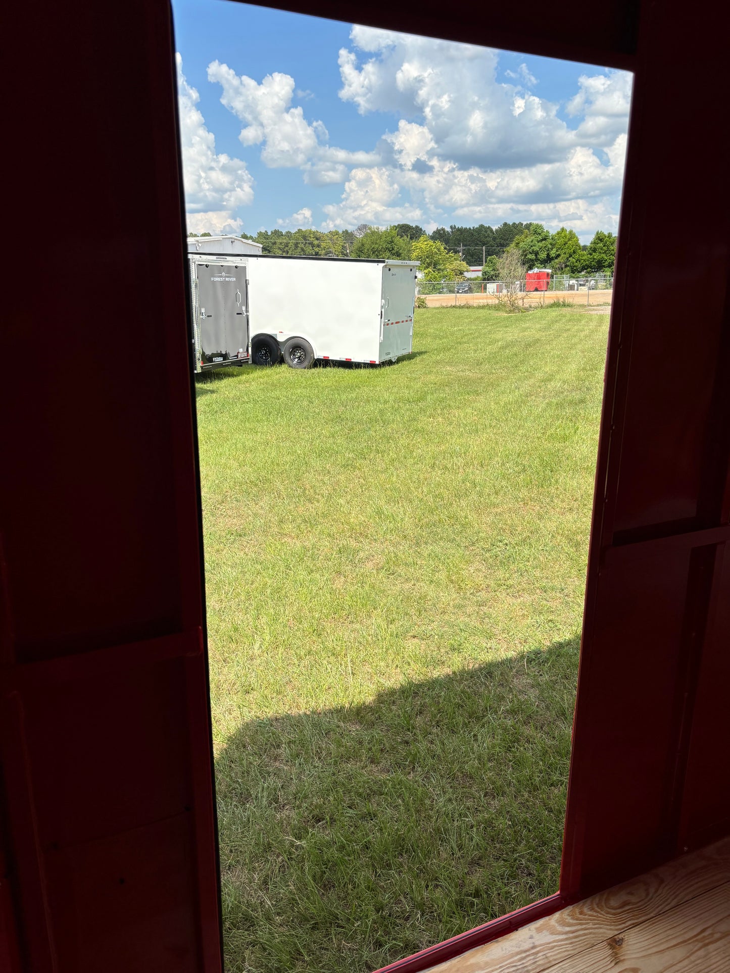 6'8" x 14' All-Steel Enclosed Trailer Cargo Delco #E714