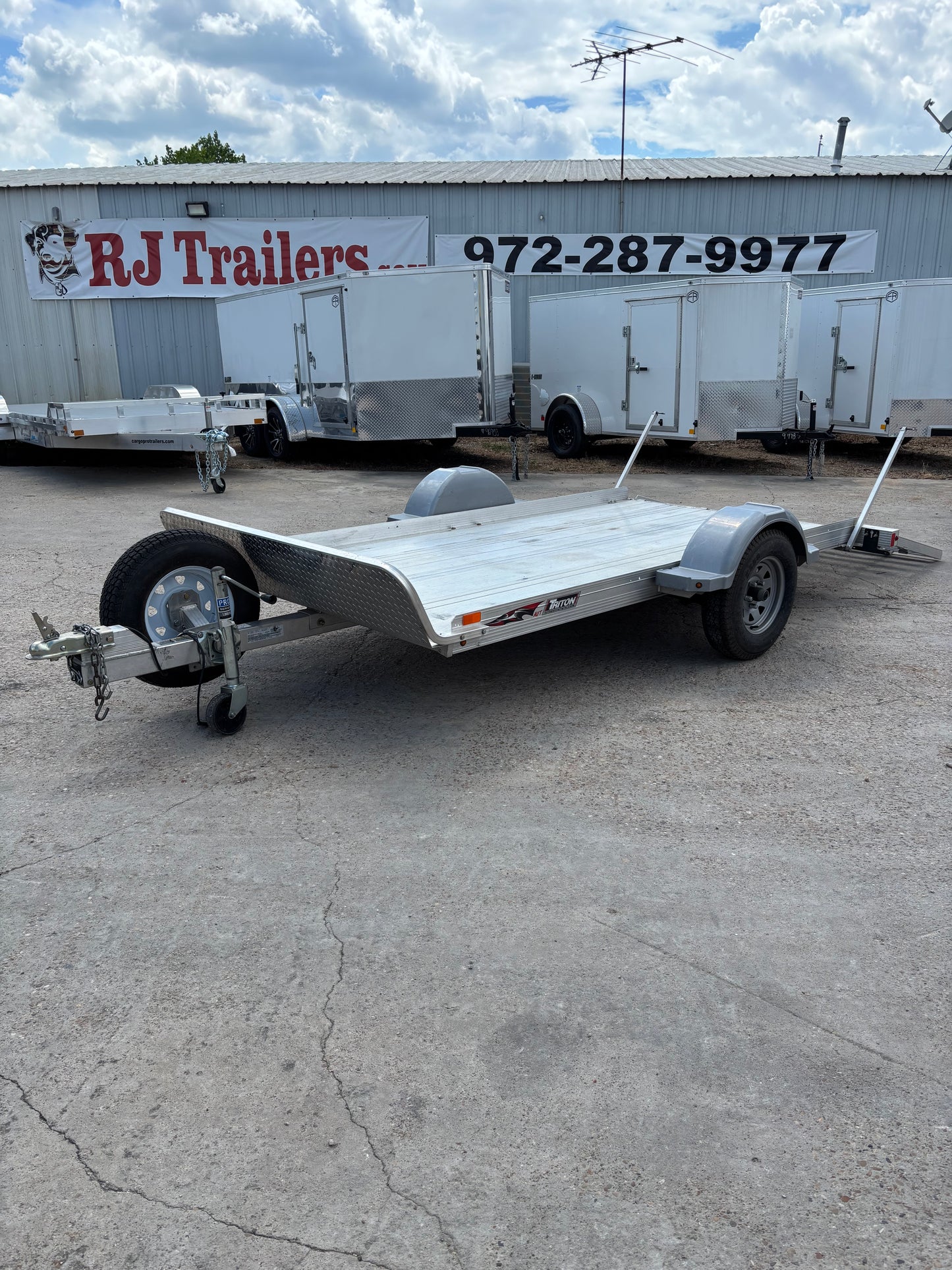 5 x 10 SA All Aluminum Triton Utility Trailer