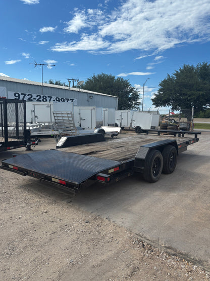 83 x 20' Car Hauler Trailer Texoma #31158 - Used