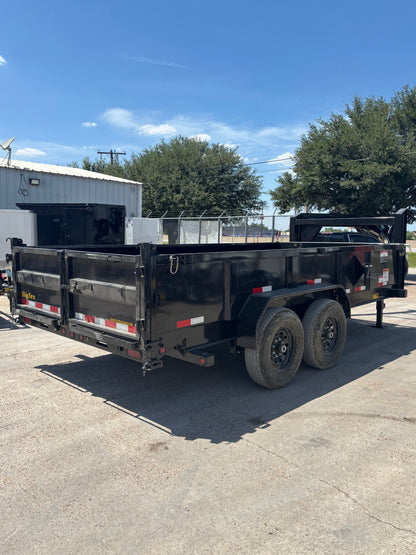 7 x 16' GN Dump Trailer Big Tex #14GX-16BK6SIRDP