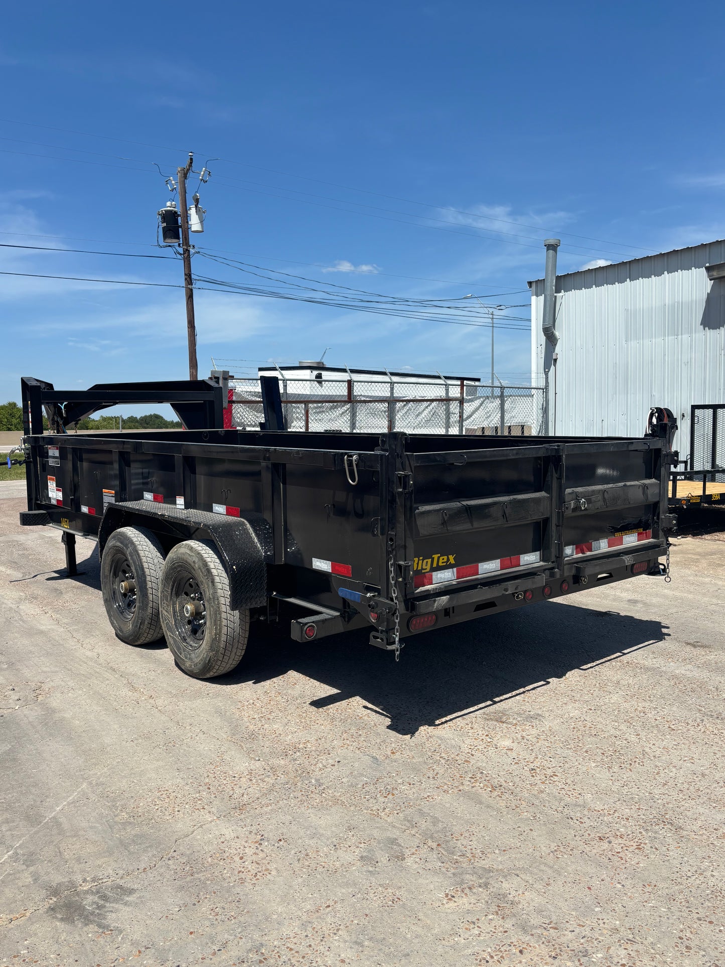 7 x 16' GN Dump Trailer Big Tex #14GX-16BK6SIRDP