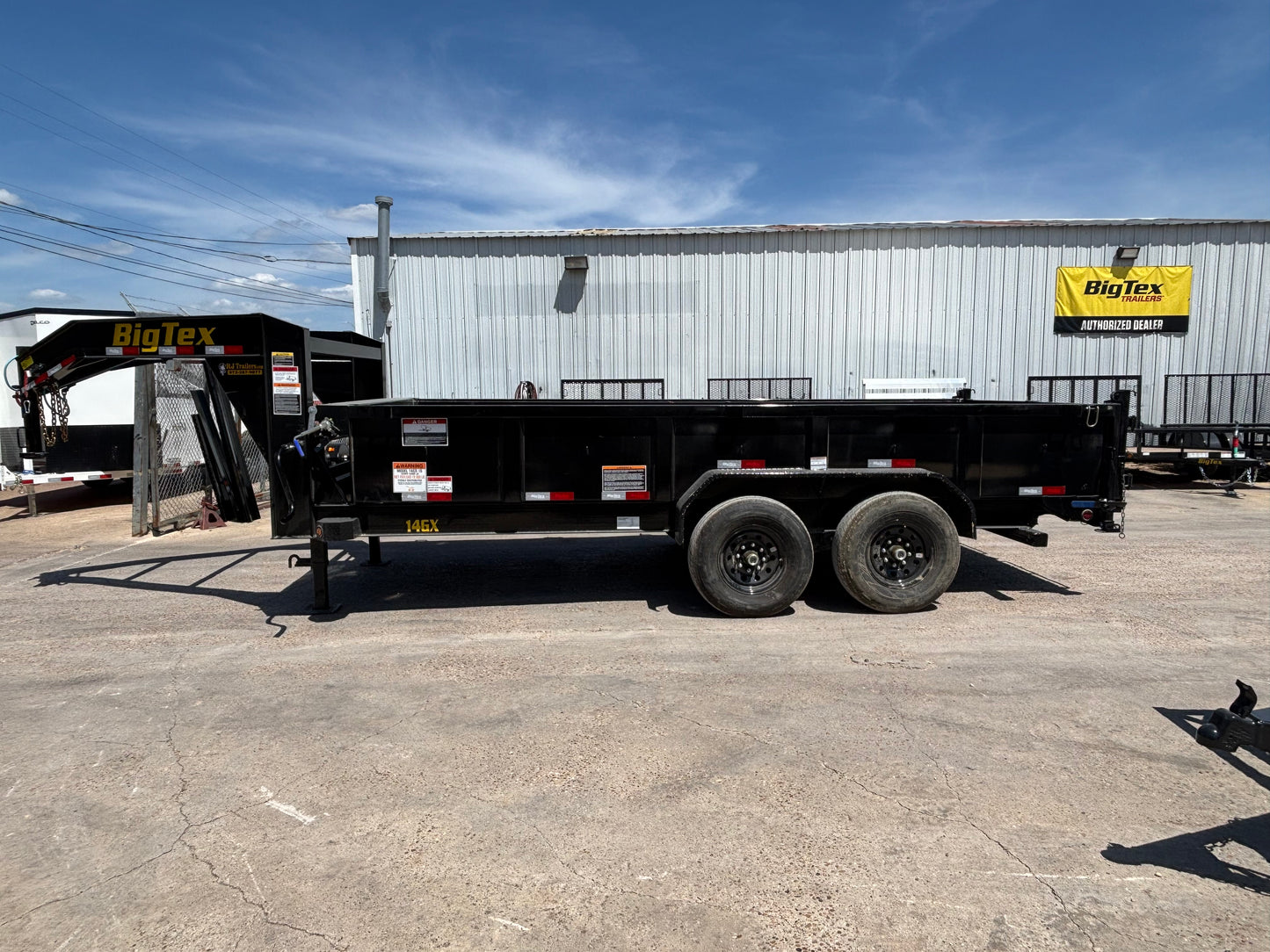 7 x 16' GN Dump Trailer Big Tex #14GX-16BK6SIRDP