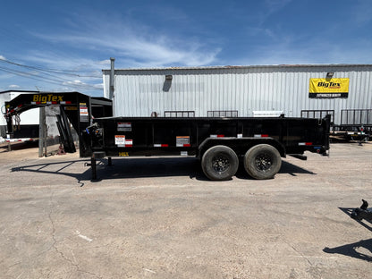 7 x 16' GN Dump Trailer Big Tex #14GX-16BK6SIRDP
