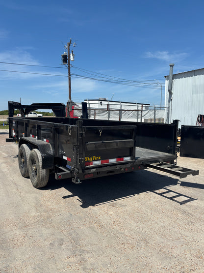7 x 16' GN Dump Trailer Big Tex #14GX-16BK6SIRDP