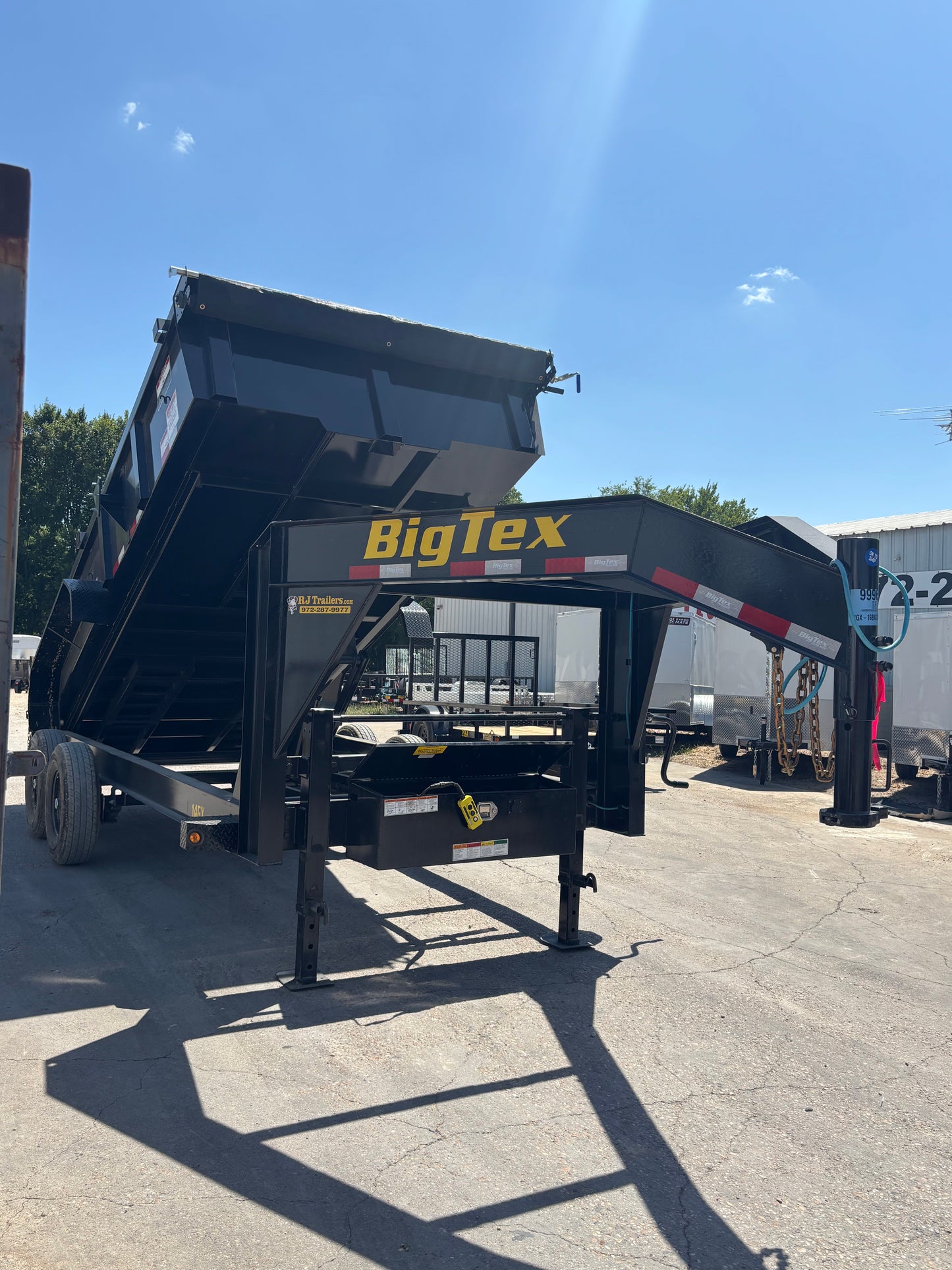 7 x 16' GN Dump Trailer Big Tex #14GX-16BK6SIRDP