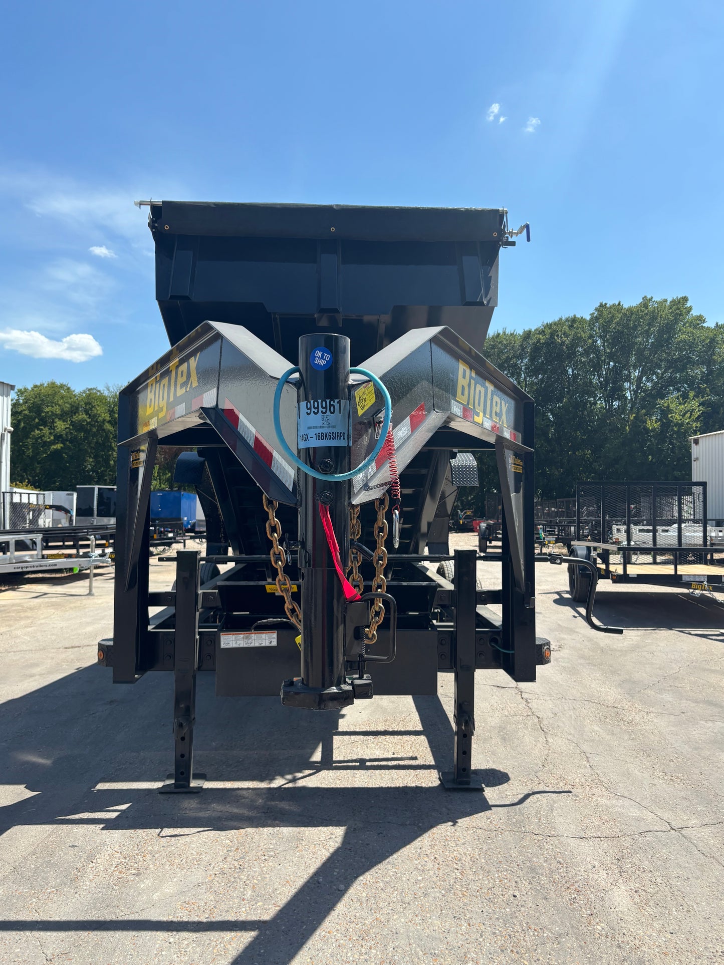 7 x 16' GN Dump Trailer Big Tex #14GX-16BK6SIRDP
