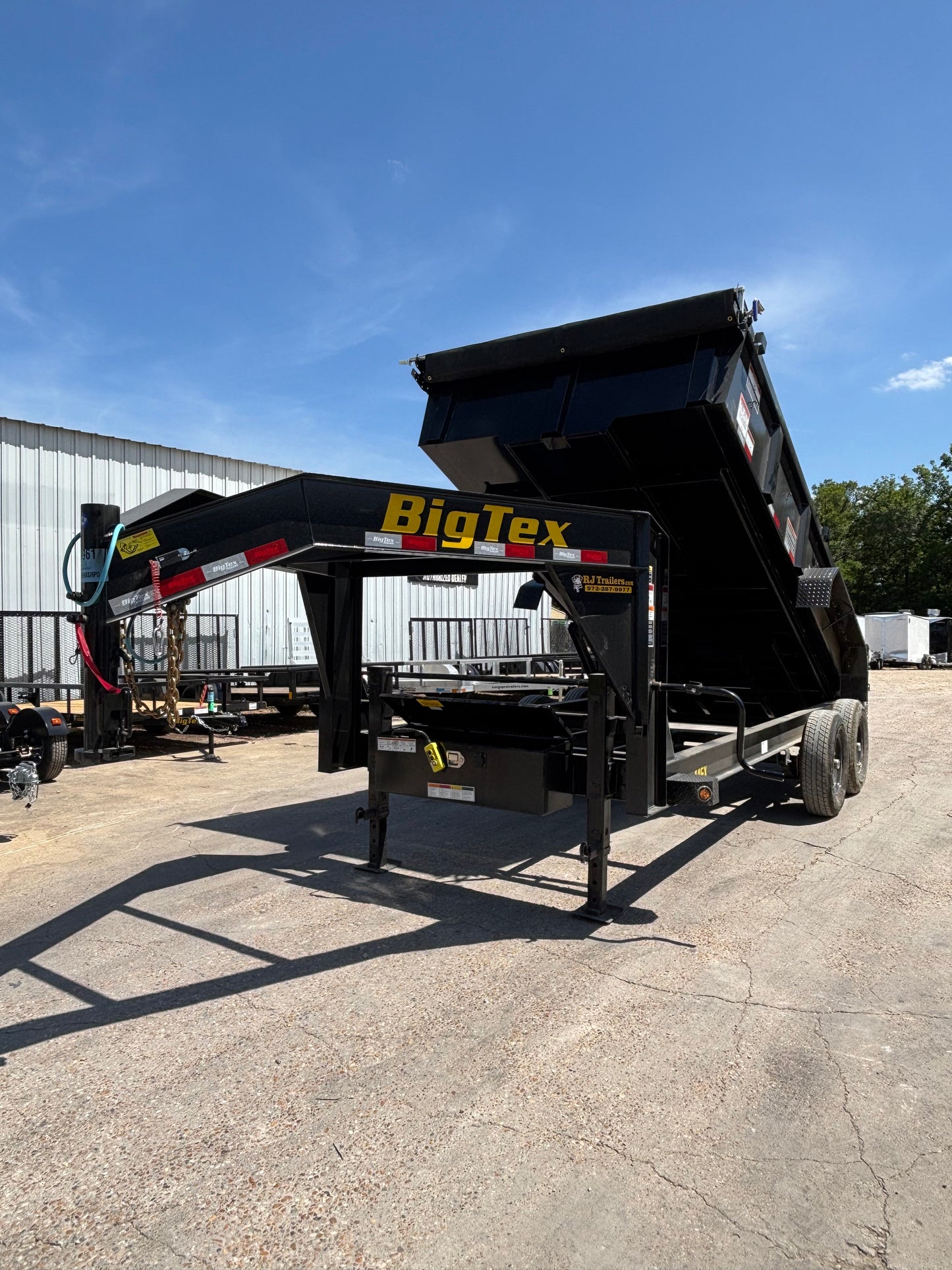 7 x 16' GN Dump Trailer Big Tex #14GX-16BK6SIRDP