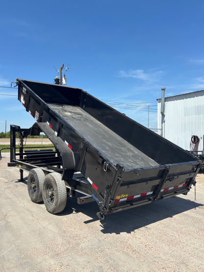 7 x 16' GN Dump Trailer Big Tex #14GX-16BK6SIRDP