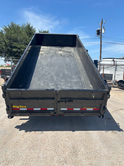 7 x 16' GN Dump Trailer Big Tex #14GX-16BK6SIRDP