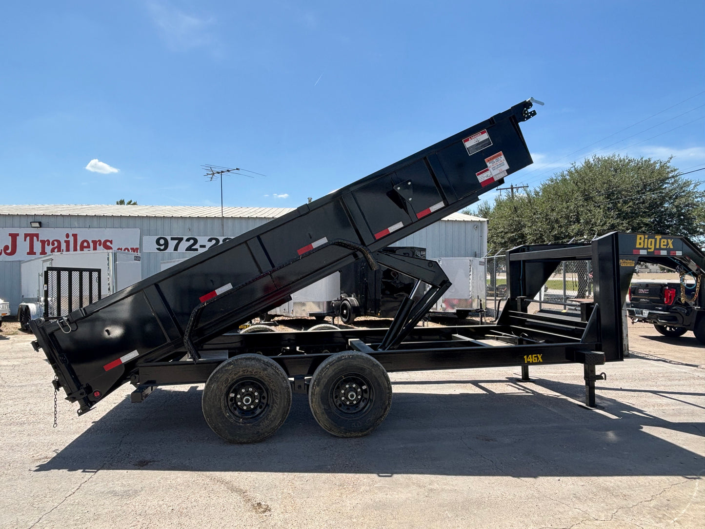 7 x 16' GN Dump Trailer Big Tex #14GX-16BK6SIRDP