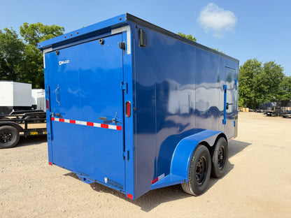 6'8" x 14' All-Steel Enclosed Trailer Cargo Delco #E714