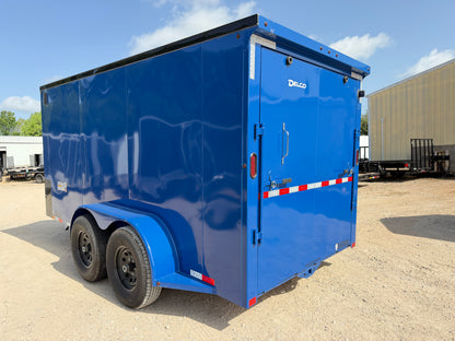 6'8" x 14' All-Steel Enclosed Trailer Cargo Delco #E714