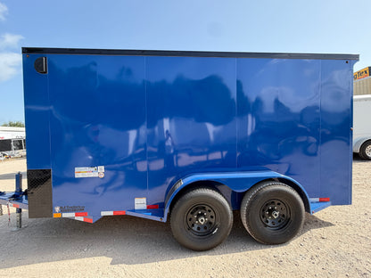6'8" x 14' All-Steel Enclosed Trailer Cargo Delco #E714