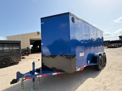 6'8" x 14' All-Steel Enclosed Trailer Cargo Delco #E714