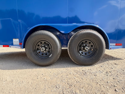 6'8" x 14' All-Steel Enclosed Trailer Cargo Delco #E714
