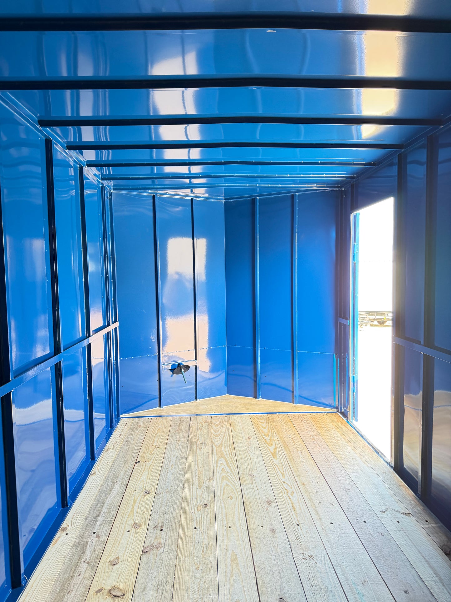 6'8" x 14' All-Steel Enclosed Trailer Cargo Delco #E714