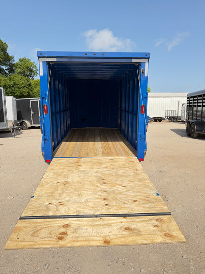 6'8" x 14' All-Steel Enclosed Trailer Cargo Delco #E714