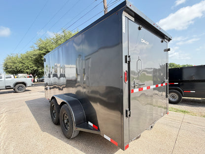 6'8" x 16' All-Steel Enclosed Trailer Cargo Delco #E716