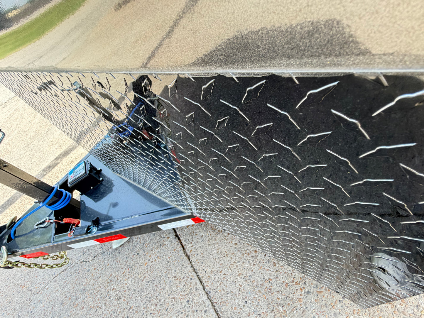 6'8" x 16' All-Steel Enclosed Trailer Cargo Delco #E716