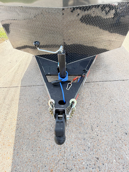 6'8" x 16' All-Steel Enclosed Trailer Cargo Delco #E716