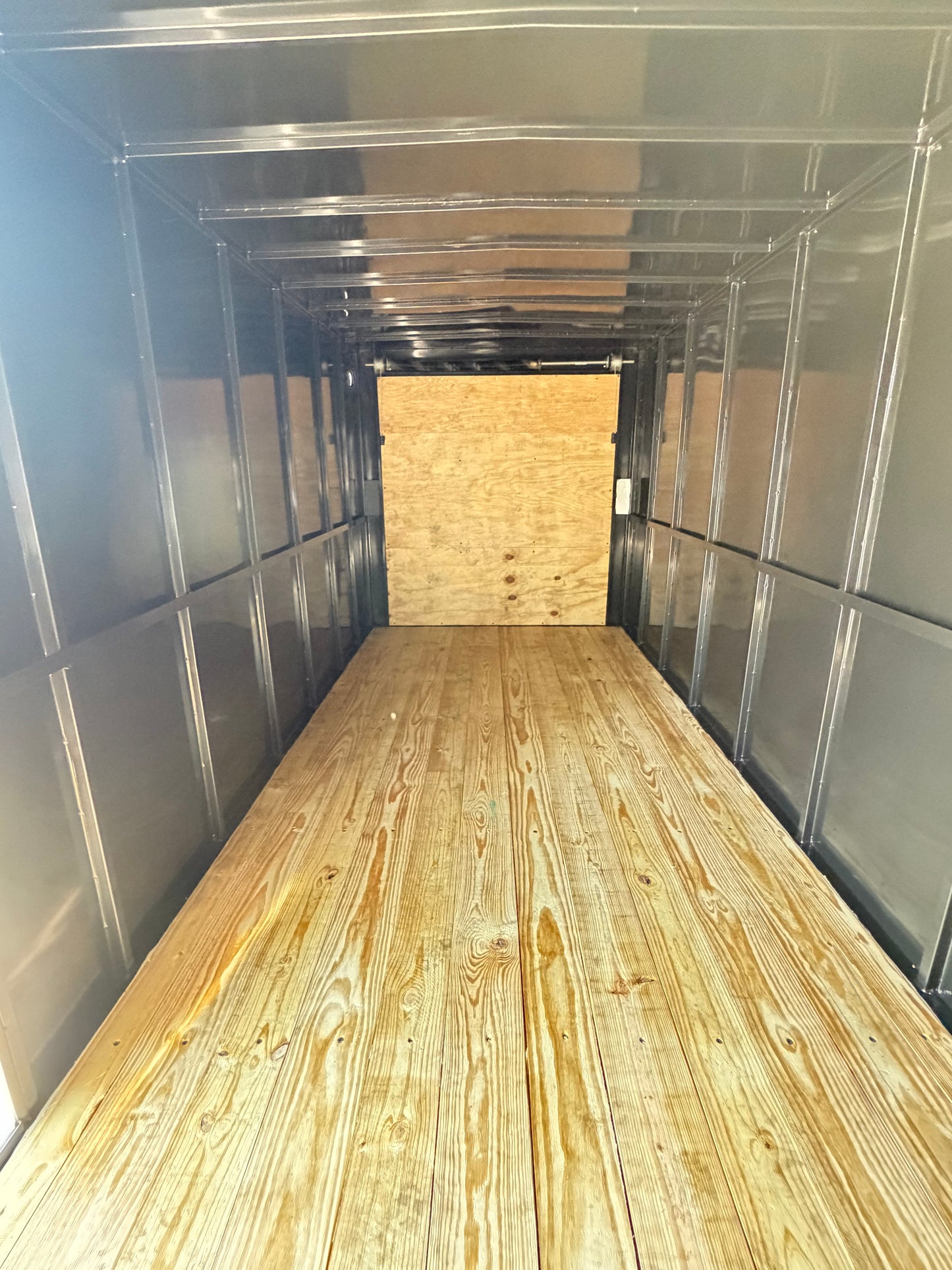 6'8" x 16' All-Steel Enclosed Trailer Cargo Delco #E716