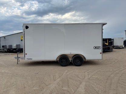7 x 16' XLT Pro Series Enclosed TA Alcom Cargo Trailer #EZEC7X16XLT-P